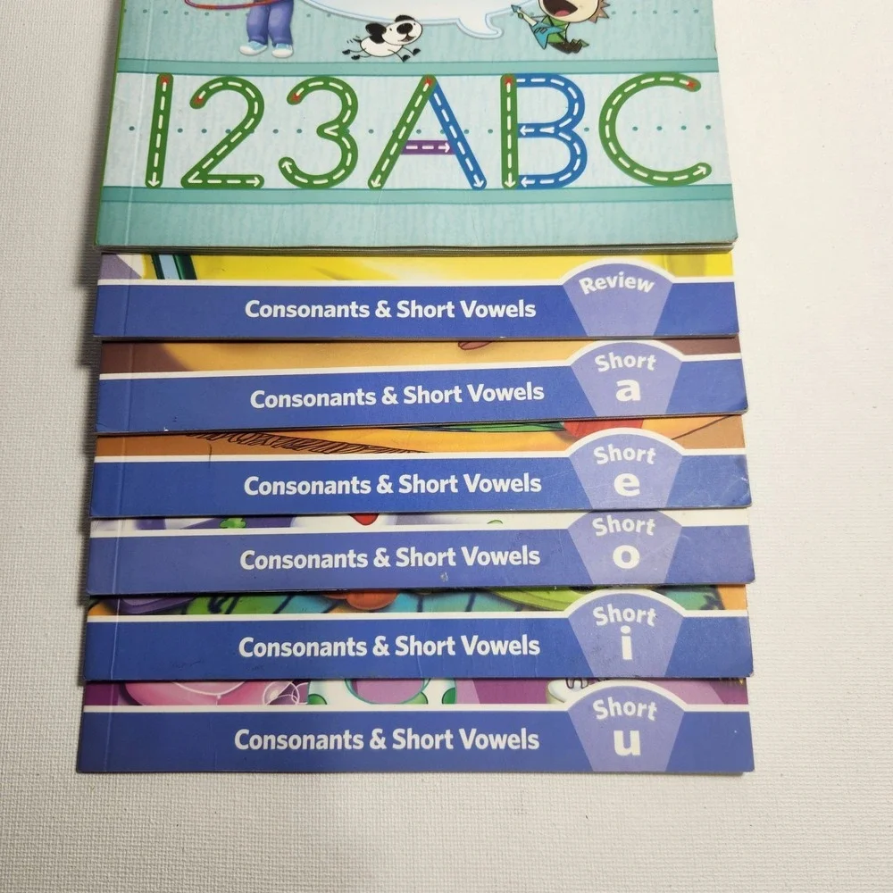 Leap Frog Tag Early Reader Books‎ Lot Of 7  Consonants & Short Vowels & More